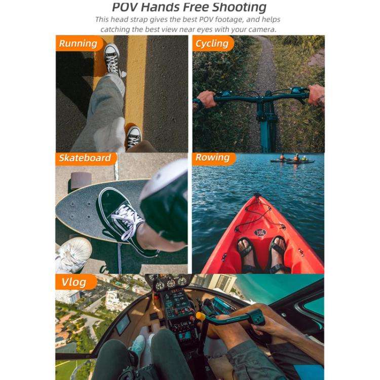 Sunnylife XD742 360 Degree Universal Sports Camera Chest Strap Mount(Gray)