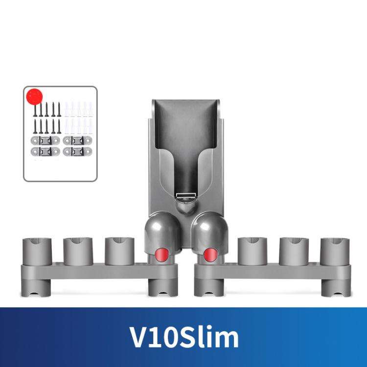 For Dyson V10 Slim Vacuum Cleaner Wall Mount Storage Rack Accessory Holder Holds Up to 10 Attachm...