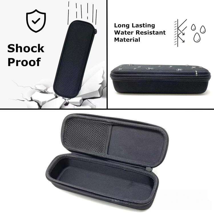 For Manscaped Lawn Mower 3.0/4.0 Trimmer Travel Case Compact EVA Portable Storage Organizer(Black)