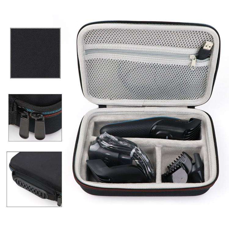 EVA Storage Bag For Braun MGK3020 / MGK3060 / MGK3080 Beard Trimmer and Hair Clipper 22 x 16 x 7cm