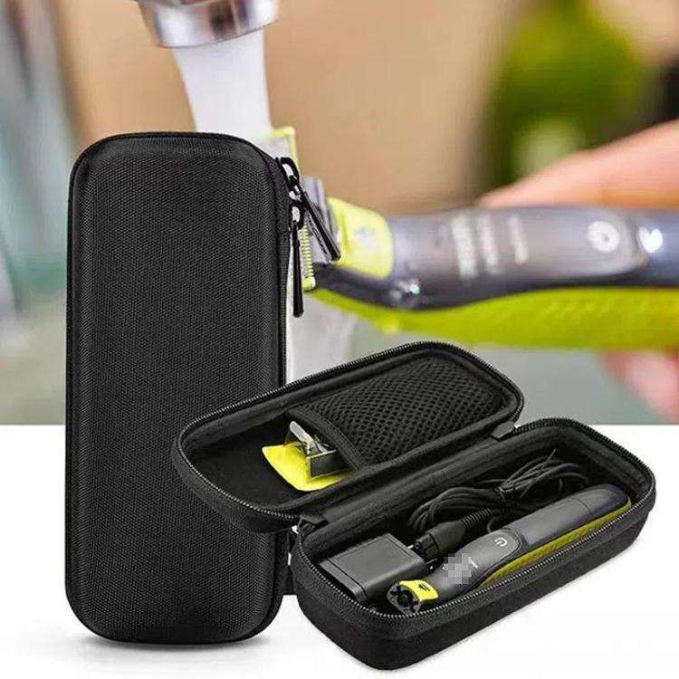 For Philips OneBlade Shaver EVA Storage Bag Shockproof Travel Case(Black)