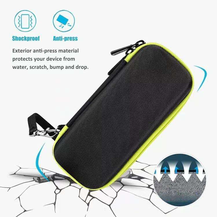 For Philips OneBlade Shaver EVA Storage Bag Shockproof Travel Case(Black)