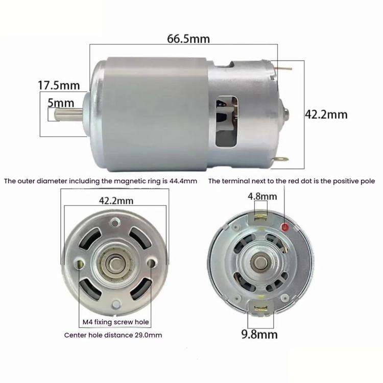 12V 12000RPM 775 Micro Motor Garden Tools High Pressure Water Pump Air Pump Equipment Fan DC Motor