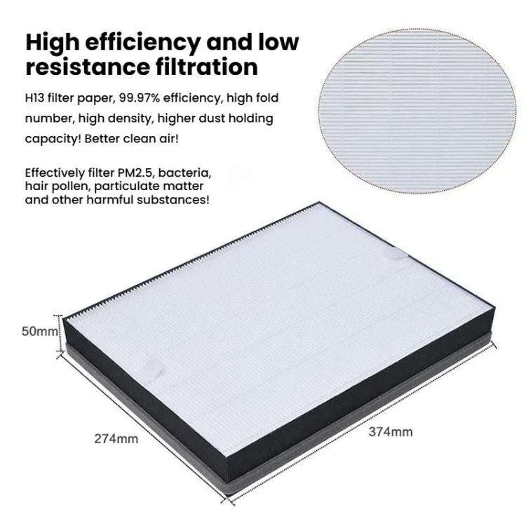 FY1410 HEPA Filter And Activated Carbon Filter For Philips Air Purifier AC2729 / AC1215 / AC2721