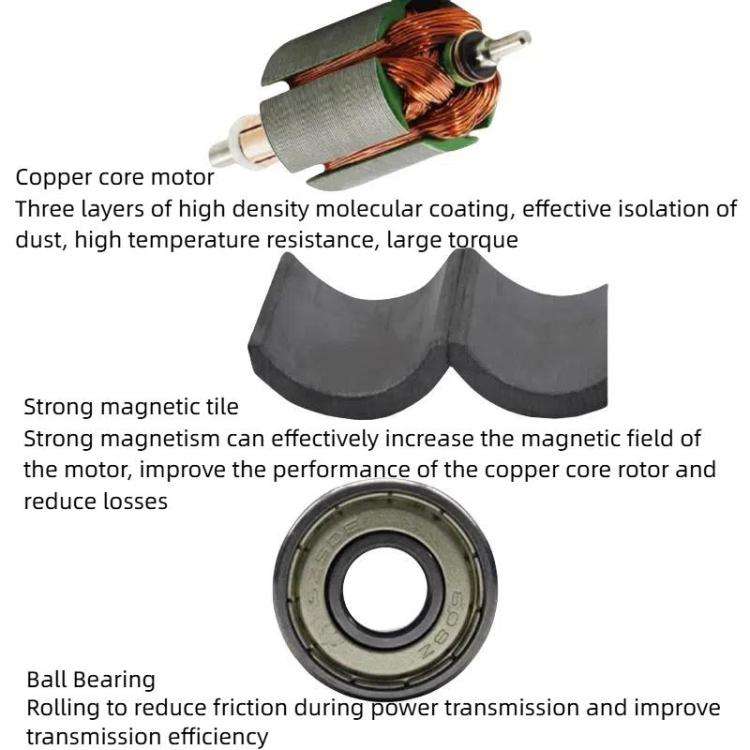 12V 10000RPM 795 Dual Ball DC Motor Juicer Pump High Torque Motor
