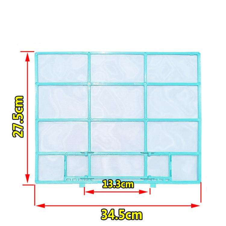 34.5x27.5cm Filter Mesh For Midea Air Conditioner Replacement 1/1.5/2 HP Wall-Mounted Indoor Units