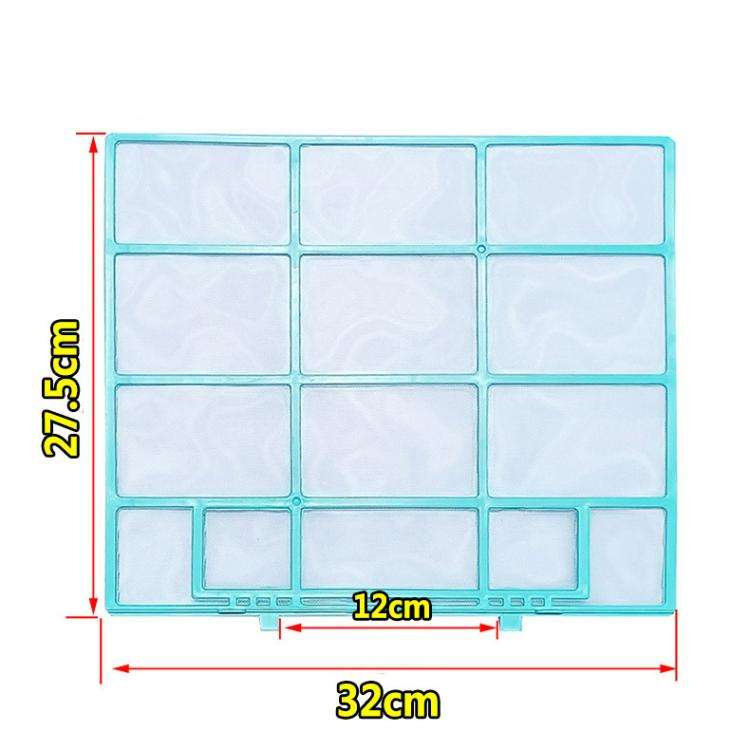 32x27.5cm Filter Mesh For Midea Air Conditioner Replacement 1/1.5/2 HP Wall-Mounted Indoor Units