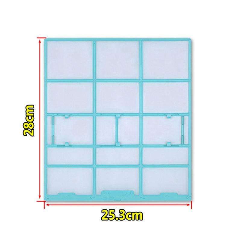 25.3x28cm Filter Mesh For Midea Air Conditioner Replacement 1/1.5/2 HP Wall-Mounted Indoor Units