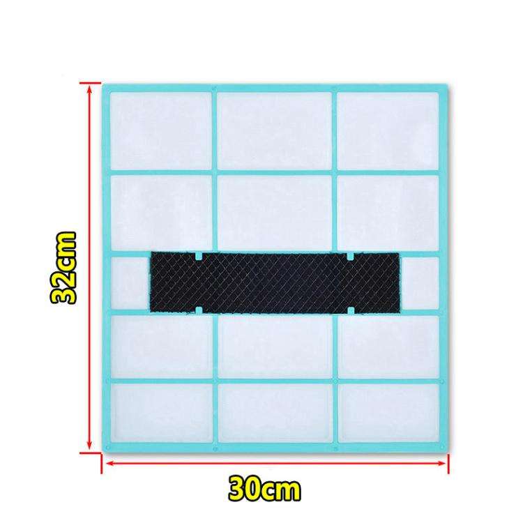 30x32cm Filter Mesh For Midea Air Conditioner Replacement 1/1.5/2 HP Wall-Mounted Indoor Units