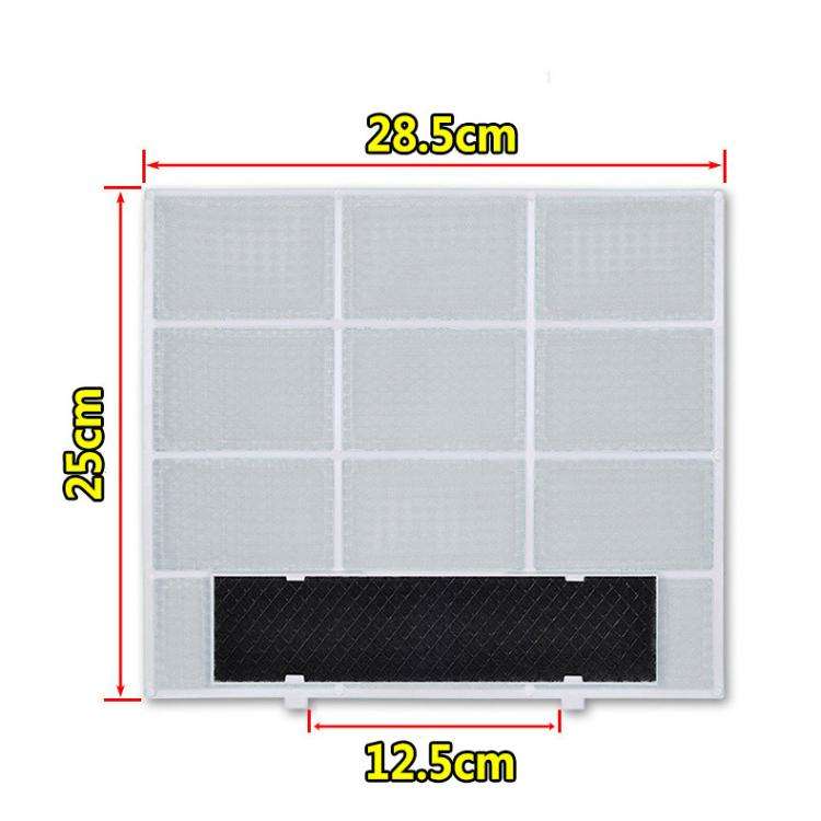 28.5x25cm Filter Mesh For Midea Air Conditioner Replacement 1/1.5/2 HP Wall-Mounted Indoor Units