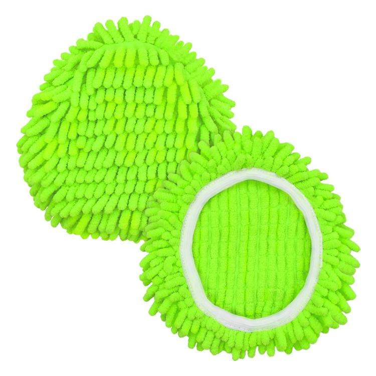 3pcs /Pack Mop Pads For O-Cedar EasyWring 1-Tank System Replacement Parts(Green)
