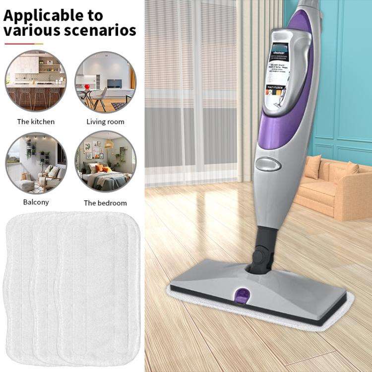 3pcs /Pack Microfiber Pads For Shark S3101 Steam Mop Replacement Mop Head Covers(White)