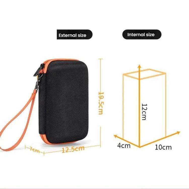 Cwatcun D204 Small Convenient Microslice Storage Bag Compact Digital Camera Waterproof Hard Case(...