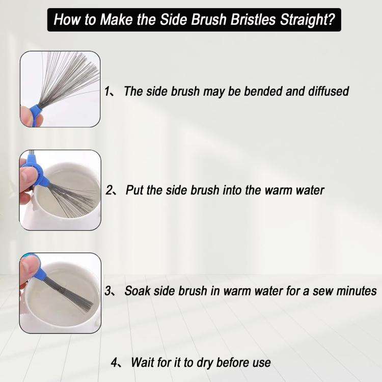 For NARWAL Xiaoyao 001 / Light Dust Collection Edition 1pair Side Brushes Sweeping Robot Accessories