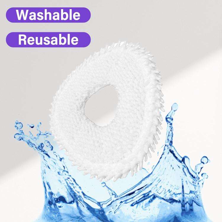 For NARWAL Xiaoyao 001 / J4 / J4 Lite / J3 / J2 / J1 Gray Thicken Rag Sweeping Robot Accessories