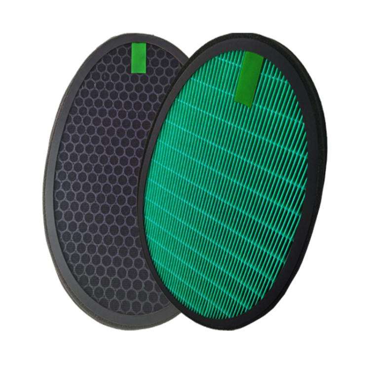 For LG PS-309WI / AS-401WWJ1 / AS401WWL2 2pcs Oval Air Purifier Filter