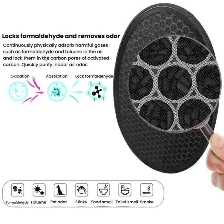 For LG PS-309WI / AS-401WWJ1 / AS401WWL2 2pcs Oval Air Purifier Filter