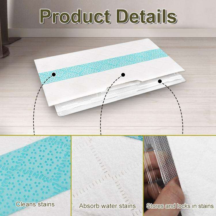 2pcs /Pack Disposable Mop Pad Refills For Shark Vacmop VM252/VM250/VM200/VMP30(Blue Strip)