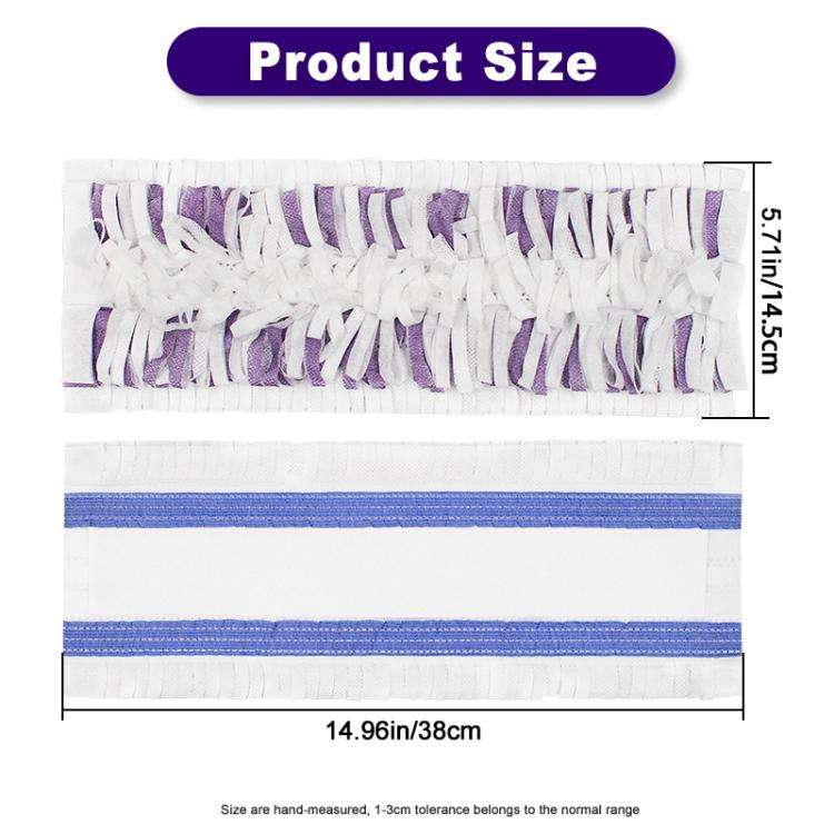 2pcs /Pack Disposable Mop Pad Refills For Swiffer PowerMop Floor Cleaning Replacement(Purple)