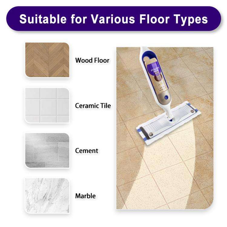 2pcs /Pack Disposable Mop Pad Refills For Swiffer PowerMop Floor Cleaning Replacement(Purple)