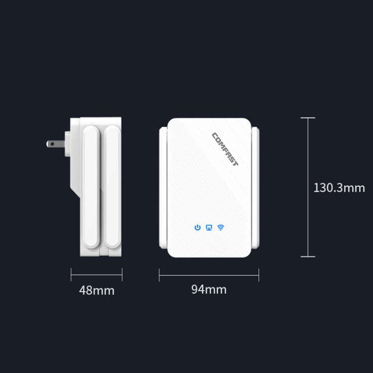 COMFAST CF-XR185 V2 AX3000 WiFi 6 Extender Dual Band Gigabit Wireless Repeater AU Plug