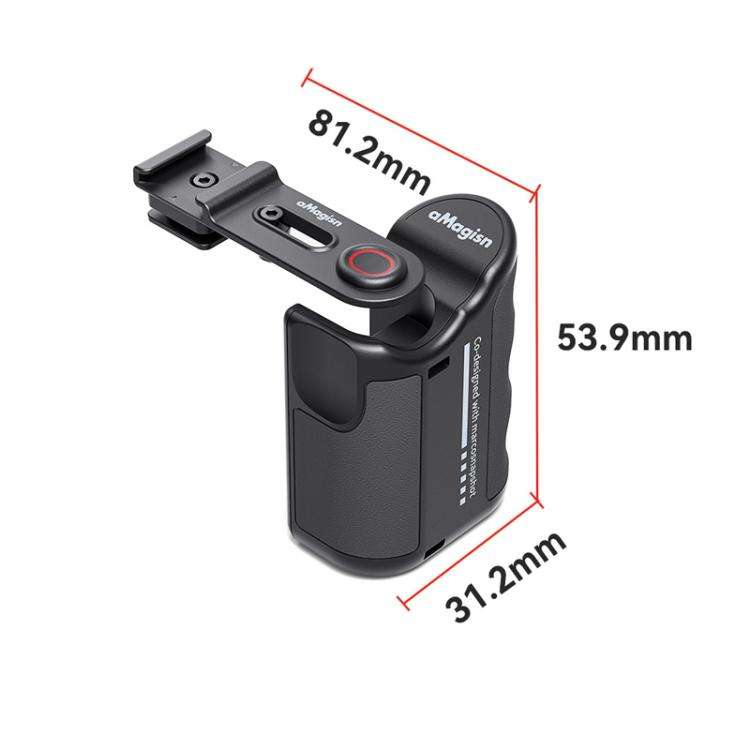aMagisn Xplorer Grip Kit Street Vlogging Handle For Insta360, DJI Action, and GoPro Hero Series A...