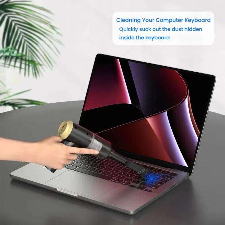 JRC Handheld Wireless Vacuum Cleaner Keyboard Desktop Cleaning Dust Removal Equipped(Black)