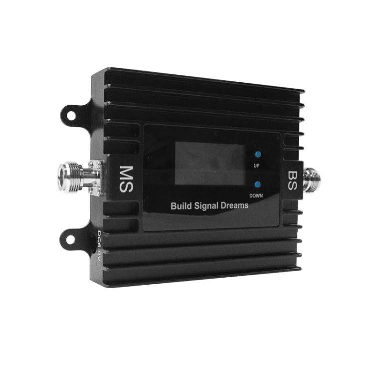 Dual-Band 900/1800MHz 4G LTE Cell Phone Signal Booster with Smart Life APP Remote Control(Black)
