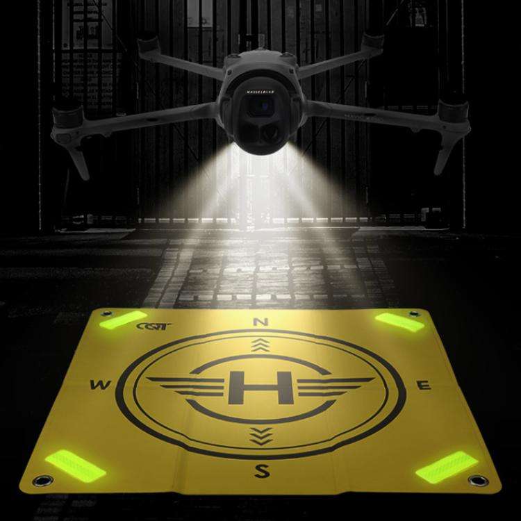 CQT 55cm Universal Reflective Drone Landing Pad Dual-Sided Waterproof Foldable Mat with Ground Pe...