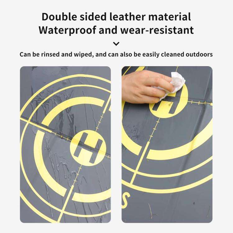 CQT 55cm Universal Reflective Drone Landing Pad Dual-Sided Waterproof Foldable Mat with Ground Pe...