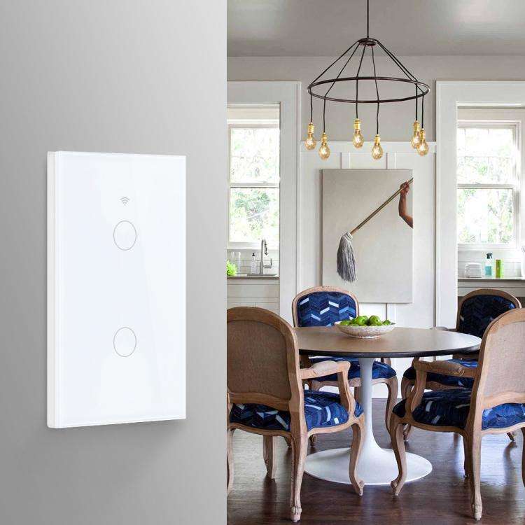 Model 120 US Gauge Graffiti Smart WIFI Single Fire Switch, Spec: 1-Gang White