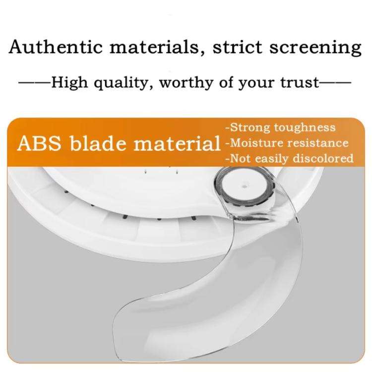22.5-inch Invisible Blade Ceiling Fan Light with E27 Socket Dimmable LED, 3 Color Temperatures, 3...
