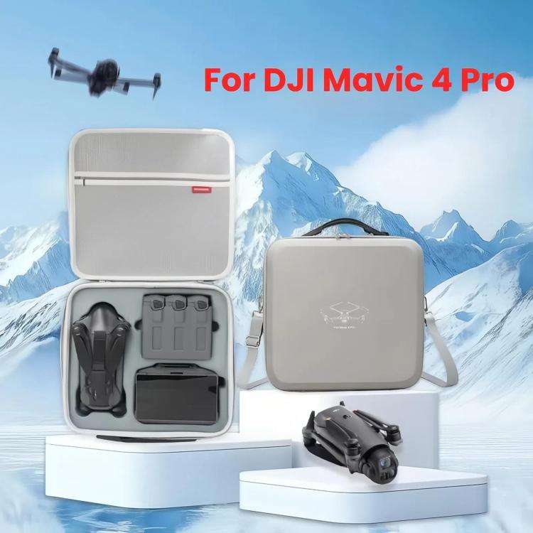 For DJI Mavic 4 Pro Fly More Combo / Creator Combo Carrying Case Durable PU Crossbody Shoulder Ba...
