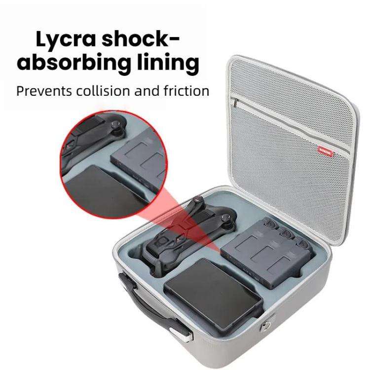 For DJI Mavic 4 Pro Fly More Combo / Creator Combo Carrying Case Durable PU Crossbody Shoulder Ba...