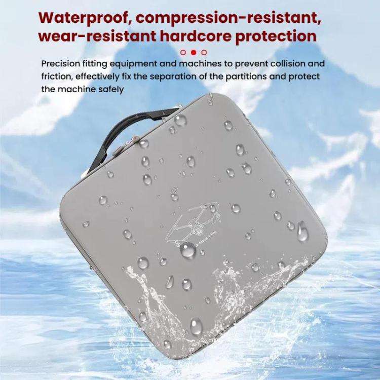 For DJI Mavic 4 Pro Fly More Combo / Creator Combo Carrying Case Durable PU Crossbody Shoulder Ba...