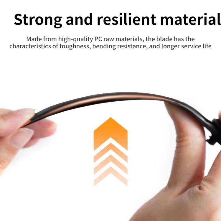 For DJI Mavic 4 Pro Drone RCSTQ Low-Noise Quick-Release Propellers Replacement Blades(Black Orange)