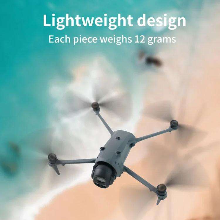 For DJI Mavic 4 Pro Drone RCSTQ Low-Noise Quick-Release Propellers Replacement Blades(Black Orange)