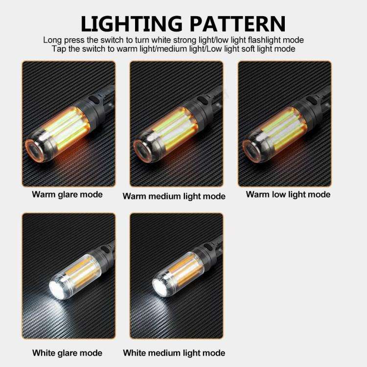 Rechargeable Dual Light Source Camping Lantern & Flashlight Warm/White Portable Outdoor Light, Sp...