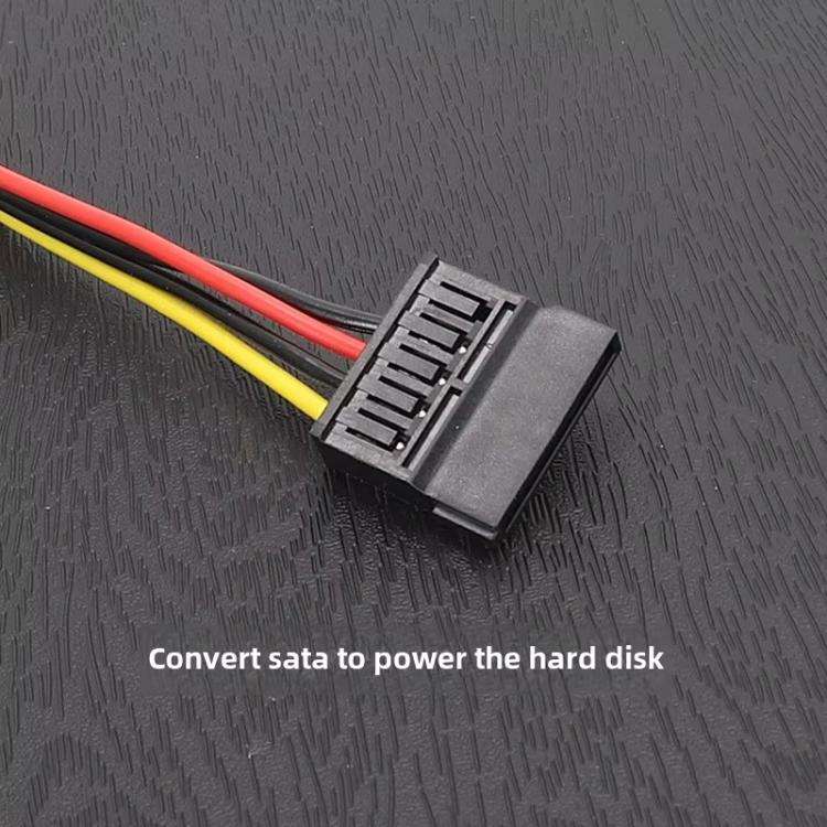 Graphics Card 8P To Big 4P 1 To 2 Graphics Card To Hard Disk Drive Cable Hard Disk Drive Power Cable
