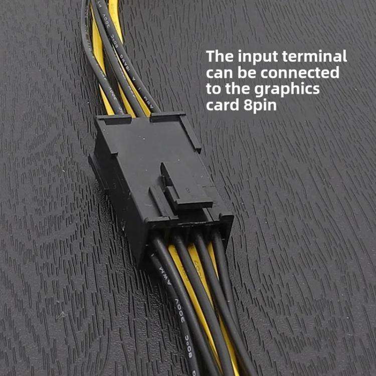 Graphics Card 8P To Big 4P 1 To 2 Graphics Card To Hard Disk Drive Cable Hard Disk Drive Power Cable