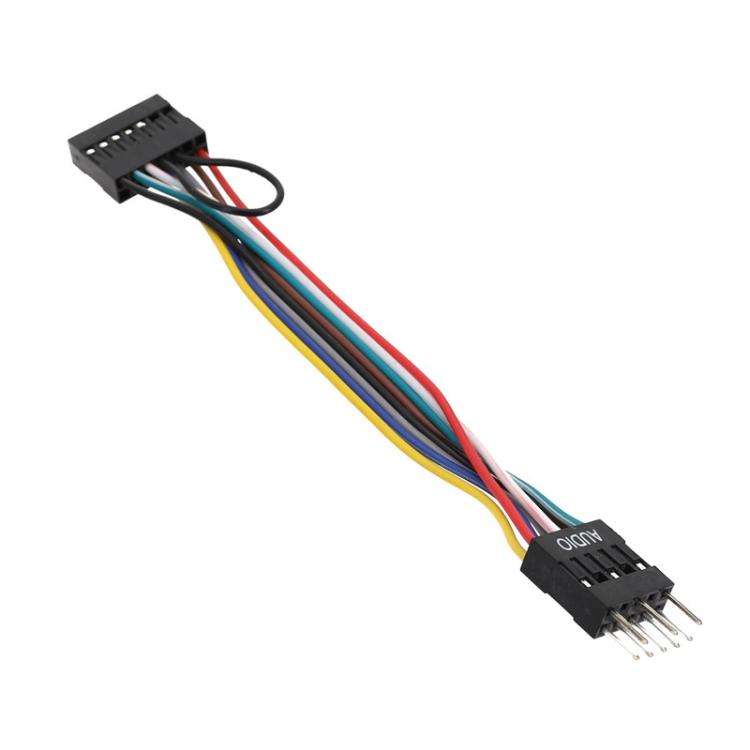 For Lenovo Motherboards In ATX Chassis Front 13 Holes To 9 Pin Cable, Length: 10cm