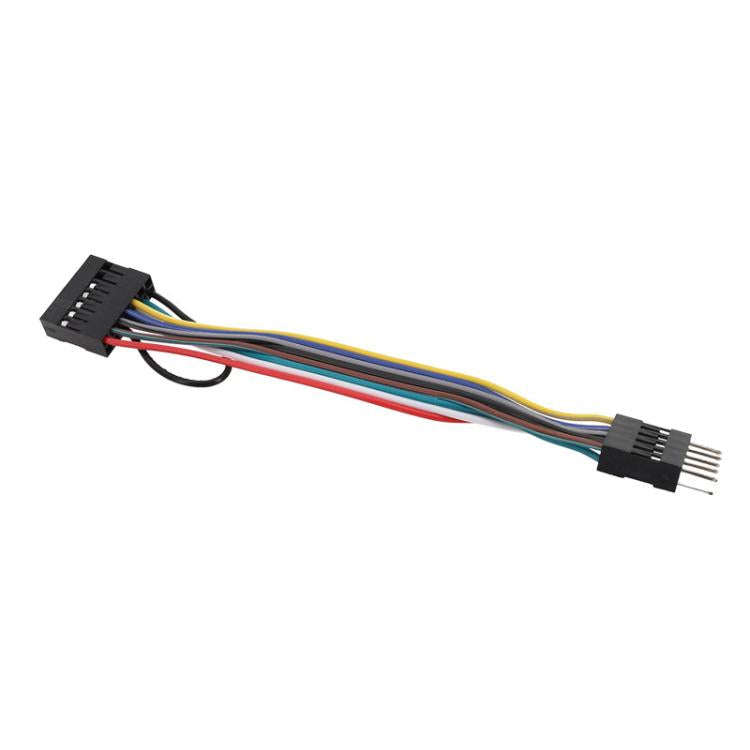 For Lenovo Motherboards In ATX Chassis Front 13 Holes To 9 Pin Cable, Length: 10cm