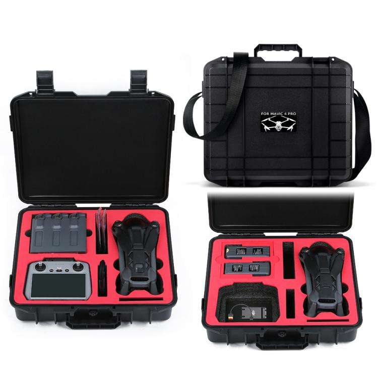 For DJI Mavic 4 Pro Fly More Combo RC 2 Explosion-Proof Box EVA Shockproof Storage Case With Shou...