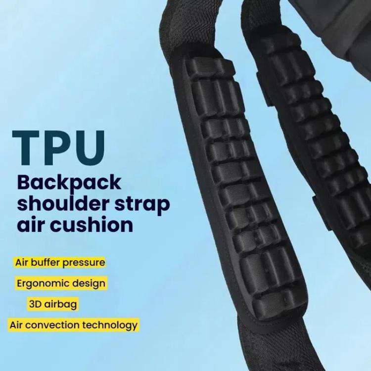 Anti-Gravity Backpack Shoulder Pads With TPU Air Cushion Technology To Reduce Shoulder Pain & Pre...