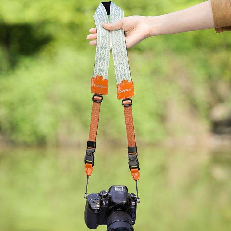 Cwatcun D193 Universal Camera Shoulder Strap Double Locking Portable Camera Accessories