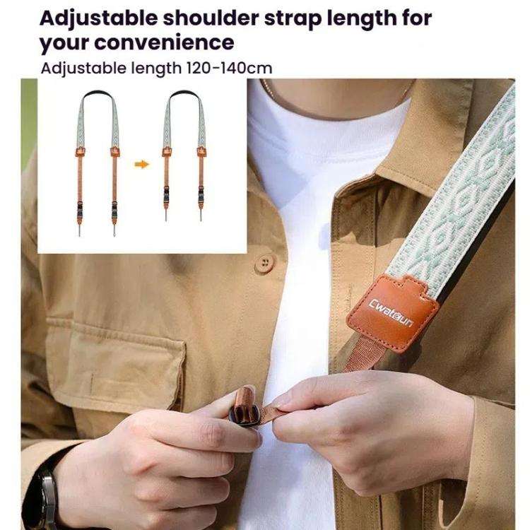 Cwatcun D193 Universal Camera Shoulder Strap Double Locking Portable Camera Accessories