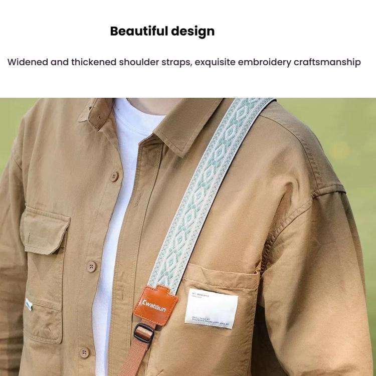 Cwatcun D193 Universal Camera Shoulder Strap Double Locking Portable Camera Accessories