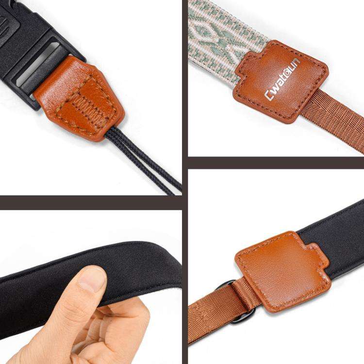 Cwatcun D193 Universal Camera Shoulder Strap Double Locking Portable Camera Accessories