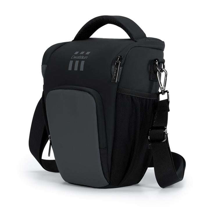 Cwatcun D1 Large Lightweight Portable Leather Film Material Camera Crossbody Bag