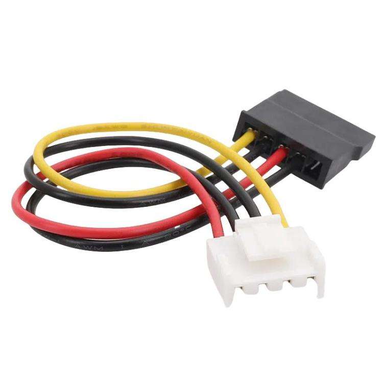 15cm DVR Power Cable 4P To SATA 15P HDD Cable